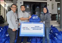 Kelurahan Sukoharjo Malang Terima 500 Paket Sembako Program Berbagi Bahagia