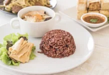 Sup dan Nasi Merah Bikin Kenyang