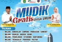 Pemkab Malang Buka Mudik Gratis Lebaran 2026