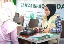 LAZIS Sabilillah Sebar Konter Zakat di Sejumlah Titik Kota Malang