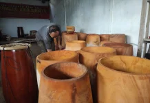 Pesanan Melonjak, Perajin Bedug Blitar Panen Berkah Ramadan