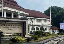 Hormati Try Sutrisno, Pemkot Malang Kibarkakan Bendera Setengah Tiang
