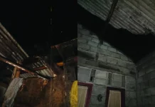Angin Kencang Rusak Atap Rumah Warga di Kasembon