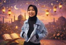 Alesha Githa Rilis Lagu “Ramadhan Tiba”
