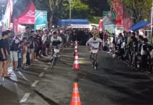 GP Ansor Kraksaan Gelar BMX Ramadhan Night Drag Race
