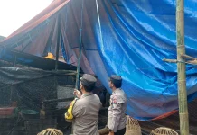 Polisi Bongkar Arena  Sabung Ayam di Pakisaji Malang