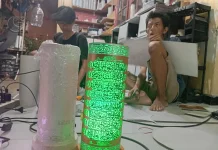 Kerajinan Lampu Hias PVC Asal Probolinggo Laris Manis hingga Mancanegara