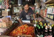 H-7 Lebaran, Penjualan Bumbu Dapur Pasar Legi Lesu