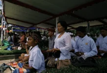 Ngembak Geni di Candi Badut, Umat Hindu Rayakan Kebersamaan
