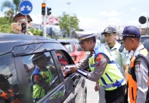 H-1 Lebaran, Arus Lalu Lintas  di Tol  Malang Menurun