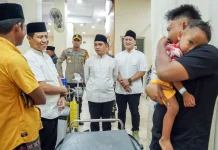Walikota Adi dan Forpimda Monitoring Malam Takbiran di RSUD Purut dan Alun-Alun