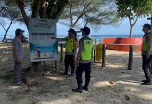 Patroli Pantai Bantur Malang Diperketat H+4 Lebaran