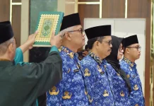 Bupati Rusdi Lantik 4 Pejabat Eselon II Pemkab Pasuruan