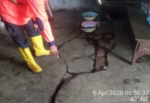 Cuaca Ekstrem Picu Tanah Retak di Dampit Malang