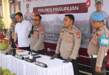 Polres Pasuruan Ringkus Pelaku Penyalahgunaan LPG Bersubsidi