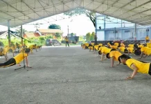 Jaga Kebugaran, Kapolres Pasuruan Ajak Personel Biasakan Olahraga