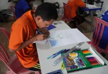 Meriahkan HBP ke 62, Rutan Bangil Ajak WBP Ikuti Lomba Menggambar
