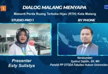 Perda RTH Kota Malang, Harus Atur Sanksi dan Insentif