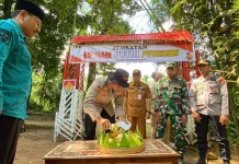 Kapolres Probolinggo Resmikan Jembatan Penghubung Tiris – Andungsari