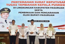 Puluhan Dokter di Kabupaten Pasuruan Terima SK Tambahan Tugas Kepala Puskesmas