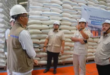 Chusni Tinjau Serapan Gabah BULOG Malang