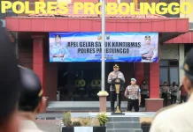 Polres Probolinggo Gelar Apel Sabuk Kamtibmas