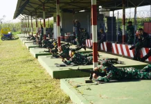 Prajurit TNI AU Asah Kemampuan lewat Latihan Menembak
