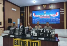 Polresta Blitar Bongkar 17 Kasus Narkoba Selama April 2026