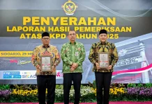 13 Kali Berturut-Turut. Pemkab Pasuruan Raih Predikat Opini WTP
