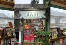 Toko Buku Sani Tawarkan Sensasi Membaca Sambil Menikmati Deru Kereta