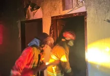 Diduga Lupa Matikan Teko Listrik, Rumah Hangus Dilalap Api