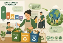 Rumah Tangga Dominasi Sumber Sampah Nasional