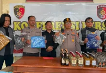 Polsek Purworejo Tangkap 2 Pelaku Pencuri Timah Pemberat Jaring Nelayan