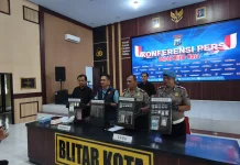 Belasan Pengedar Narkoba Dibekuk Polisi Blitar Selama Mei