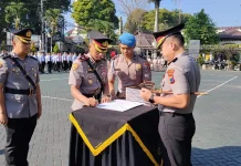 Gerbong Mutasi Besar-besaran Polres Malang, Kompol Fahmi Resmi Jabat Wakapolres