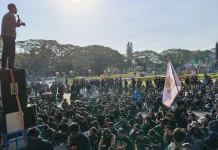 Mahasiswa UB Gelar Aksi “Indonesia Gawat Darurat”, Bawa Lima Tuntutan