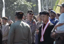 Kapolres Blitar Hadiri Larung Sesaji, Dukung Pelestarian Budaya
