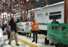KAI Daop 7 Gandeng Railfans Kampanye Antipelecehan di Stasiun Blitar