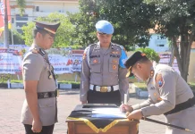 Polres Probolinggo Gelar Sertijab Kapolsek Pajarakan dan Sumber
