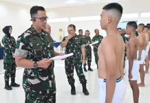 Ratusan Calon Taruna Akademi TNI Jalani Pantukhirda di Malang