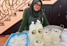 Warga Beji Sukses Olah Buah Siwalan Jadi Minuman Menyegarkan Paling Dicari