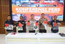 Polres Probolinggo Kota Ungkap Kasus Pelemparan Bondet, Lima Pelaku Diamankan