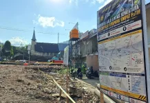 Preservasi Simpang Patih Berlangsung, Jalan Hasanuddin Ditutup