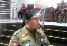 Satpol PP Targetkan RTH GOR Ken Arok Bersih Akhir Agustus