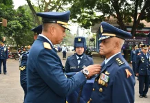 Puluhan Purnawirawan Lanud Abd Saleh Ikuti Wisuda Purna Bakti