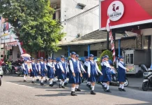 Ribuan Siswa Semarakkan Lomba Baris Sambut HUT ke-81 RI