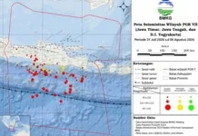 Sepekan, BMKG Rekam 136 Gempa di Jatim