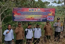 Jaga Kawasan Hutan, Polisi Pasang Banner Cegah Karhutla