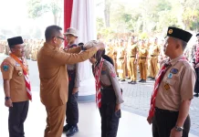 Kontingen Pramuka Kota Batu Dilepas ke Jambore Nasional XII