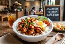 Rice Bowl Ayam Pedas Kekinian Praktis untuk Menu Keluarga